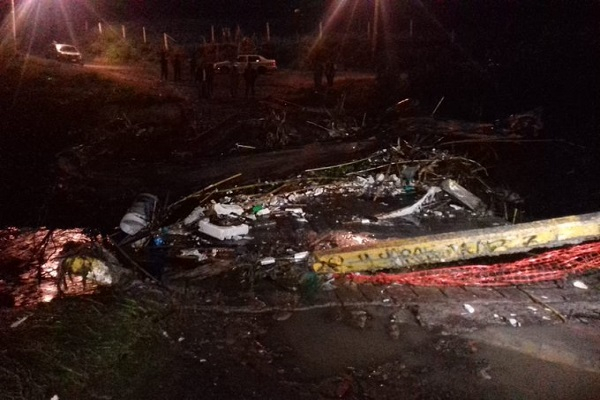 Río Alseseca se desborda e inunda casas en San Francisco Totimehuacán