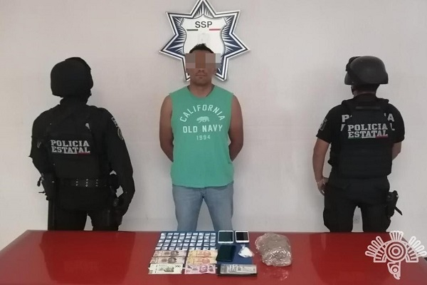SSP Puebla aseguró a presunto integrante del Cártel Jalisco Nueva Generación