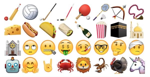 Tacos, leoncitos y señas obscenas entre los nuevos emojis para iPhone