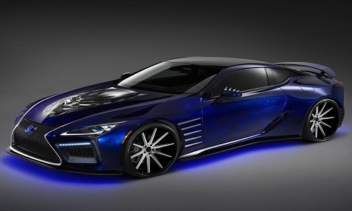 Lexus presume el Black Panther Inspired LC