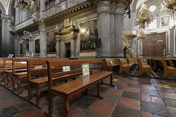 Templos sin fieles para evitar contagios; así será la Semana Santa en Puebla: PC