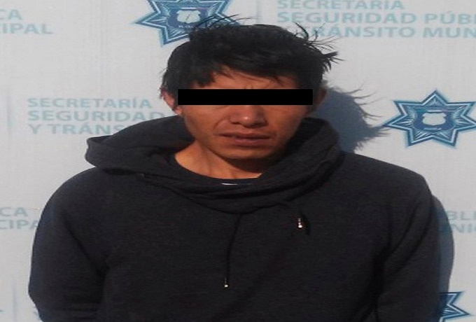 Cayó maleante cuando saqueaba negocio en la colonia La Paz