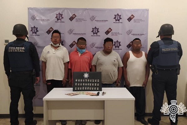 Asaltantes y narcomenudistas fueron capturados en Calpan, Puebla