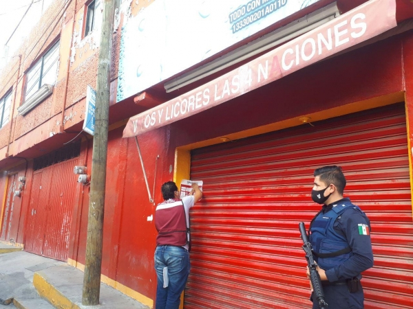 Dispersan fiesta en Loma Bella para prevenir contagios de COVID
