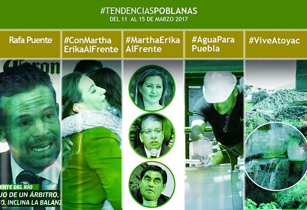 Patadas, política y polémica destacaron en Twitter sobre Puebla