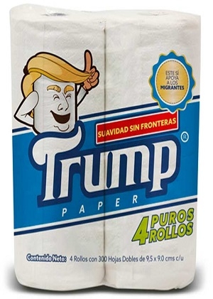 Mexicano lanzará papel higiénico inspirado en Donald Trump