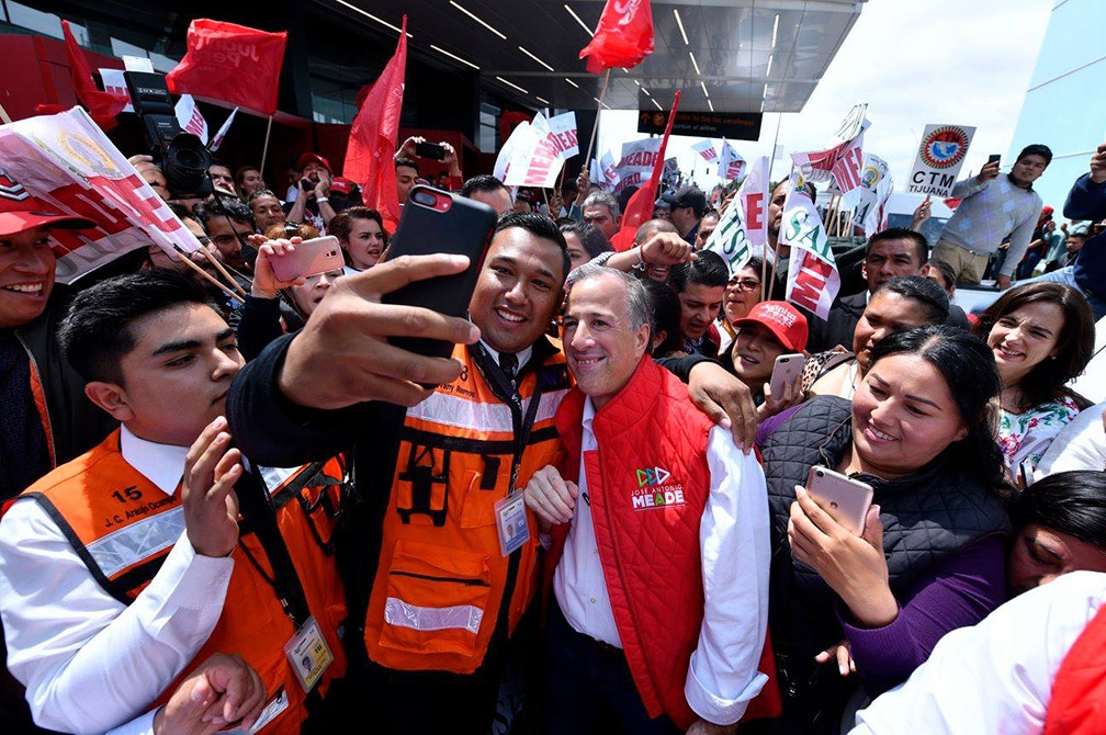 Preparado y revitalizado para el Debate: Meade
