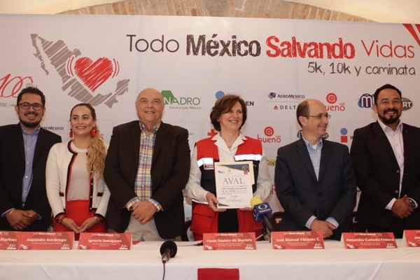 Cruz Roja Puebla anuncia carrera “Todo México Salvando Vidas” en el Jardín del Arte