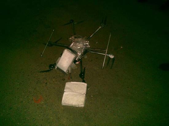 Cae dron que transportaba droga en Tijuana