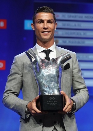 Cristiano Ronaldo, el mejor jugador de la UEFA