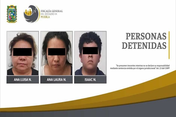 Ex jueza e hijos acusados de extorsión quedaron en libertad en Puebla