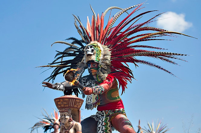 Juegos Centroamericanos Veracruz 2014, se encendió fuego nuevo en Teotihuacán