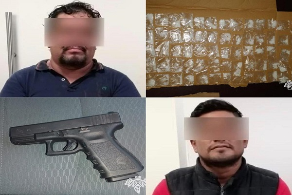 Narcomenudistas con armas de fuego fueron capturados en la colonia La Paz