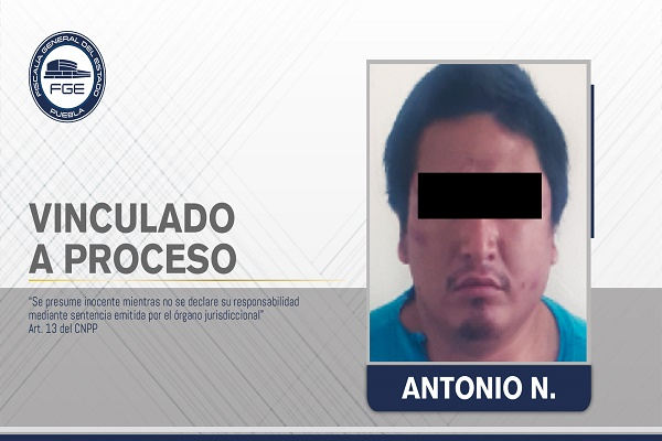 Agredió a su esposa en Puebla y quedó vinculado a proceso