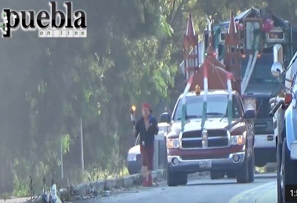 Peregrinos rumbo a la Basílica de Guadalupe 2016