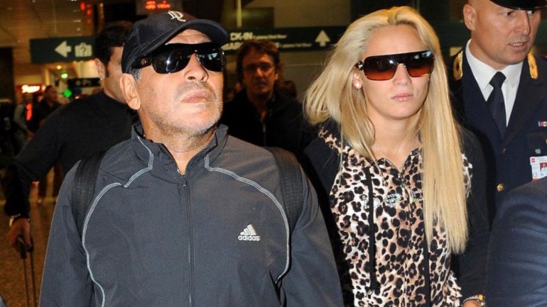 VIDEO: Maradona borracho golpeó a su mujer