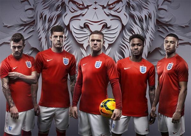 Brasil 2014: Inglaterra presenta uniformes para el Mundial