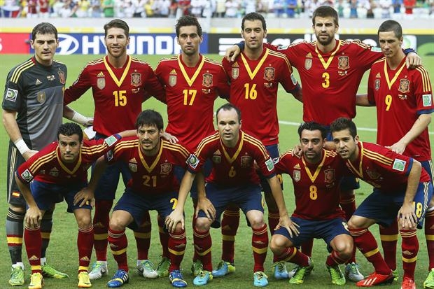 Brasil 2014: España reveló lista de jugadores premundialistas