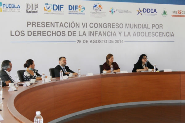 Puebla, sede del VI Congreso Mundial por los Derechos de la Infancia y la Adolescencia
