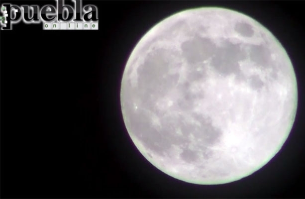 La última Superluna del 2014 desde Puebla