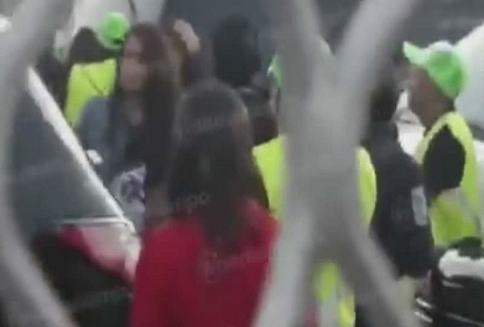 VIDEO: Esposas de jugadores de Lobos BUAP discutieron en CU