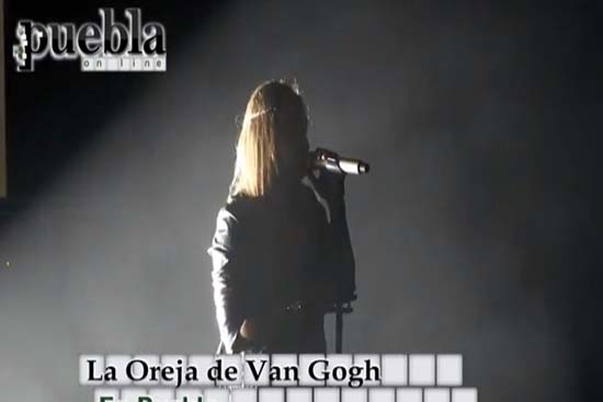 VIDEO: La Oreja de Van Gogh en Puebla