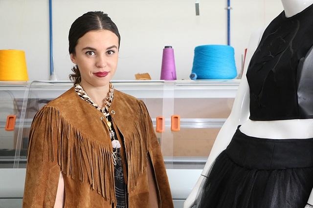Poblana presentó en Nueva York sus creaciones textiles