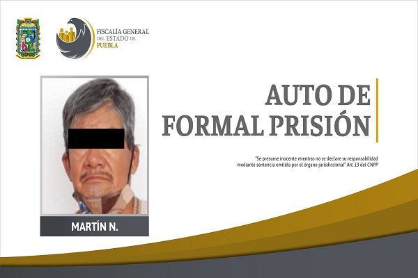 Mató a un hombre por despreciarle una cerveza; recibe formal prisión en Puebla