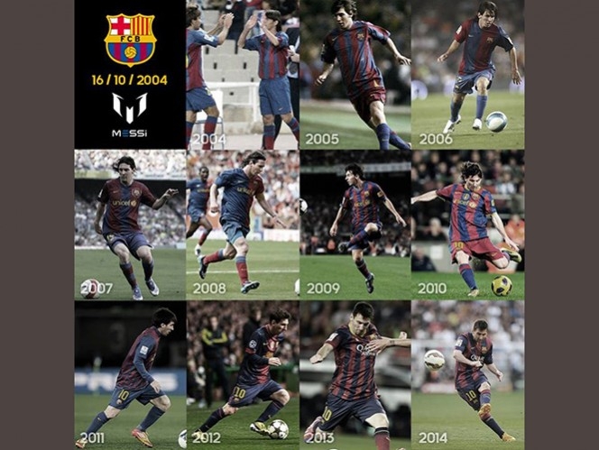 Messi agradeció al Barcelona “10 años maravillosos”