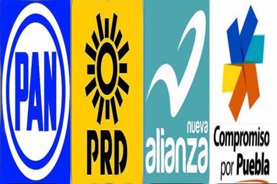 PAN, PRD, PNA, PCP y PIS van unidos en Acajete y Cuapiaxtla