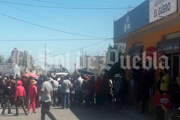 Ladrón se salvó de ser linchado por pobladores de Tlahuapan