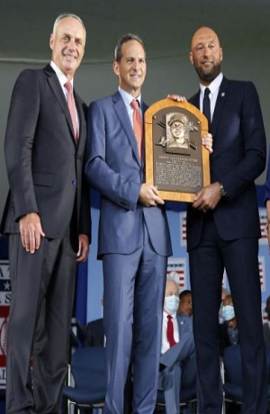Derek Jeter ingresa al Salón de la Fama del Beisbol