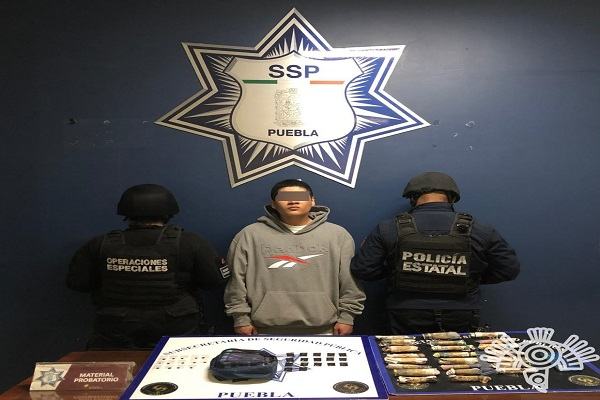 Detienen en Atlixco a implicado en homicidios y extorsiones