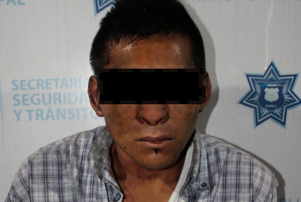 En prisión asaltante de transeúntes detenido en la 105 Poniente