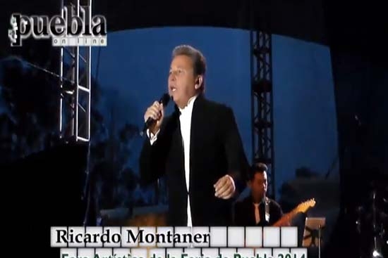 Ricardo Montaner en la Feria de Puebla 2014