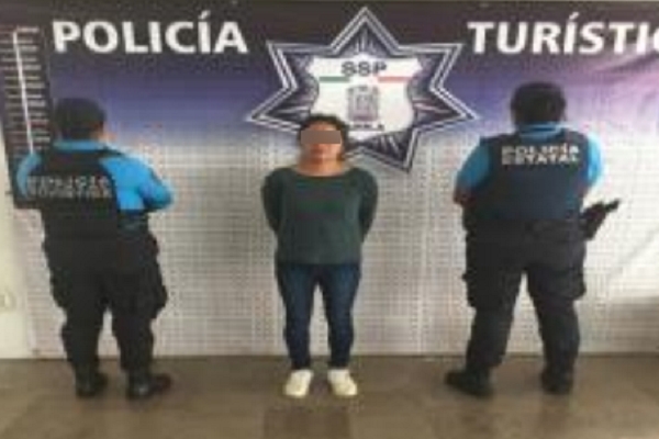Policía de Puebla aseguró a cuatro personas por diversos delitos