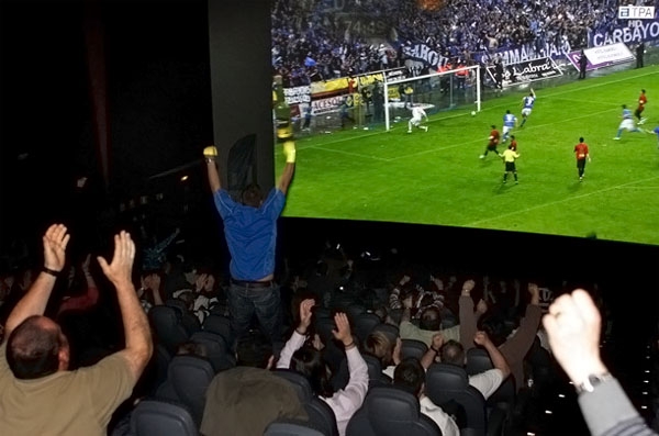 Los partidos del Mundial de Brasil 2014 en la pantalla grande