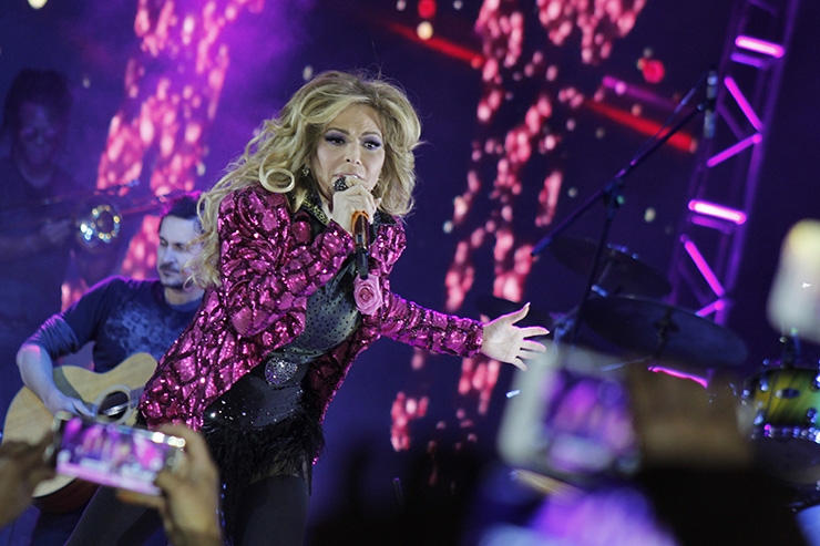 Gloria Trevi prende a Puebla en el Festival Internacional 5 de Mayo