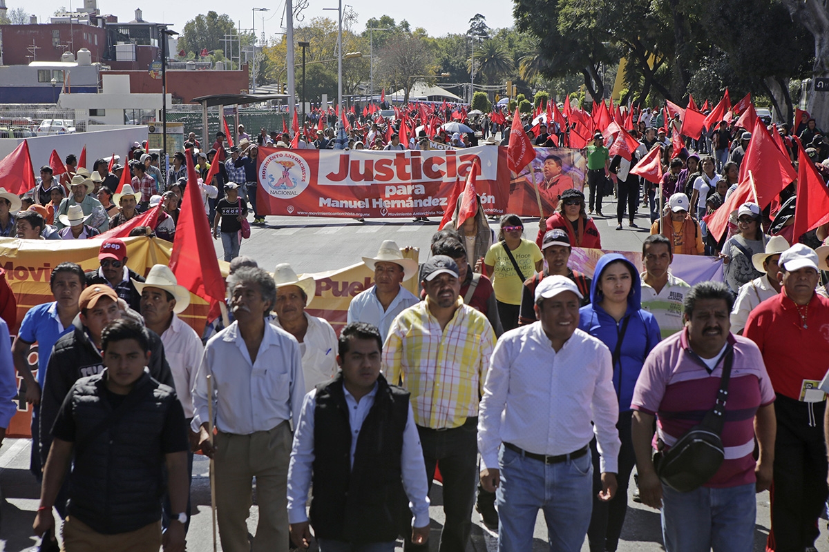 Antorcha insiste en protestar durante el primer informe del gobernador