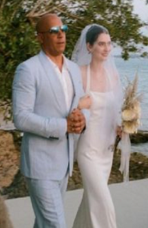 Meadow Walker se casa y Vin Diesel la entrega en el altar