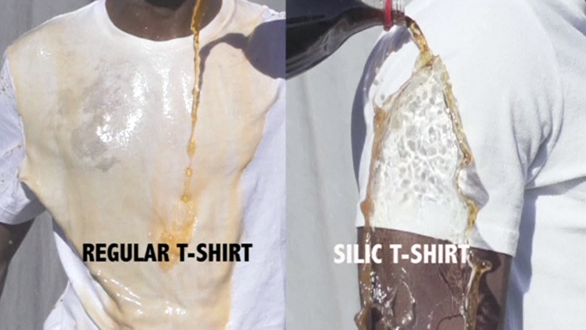 Silic, la tela del futuro que no se moja ni se mancha