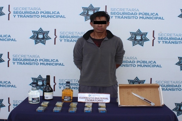 Cayó “El Diablo”, multiasaltante de tiendas Oxxo en Puebla