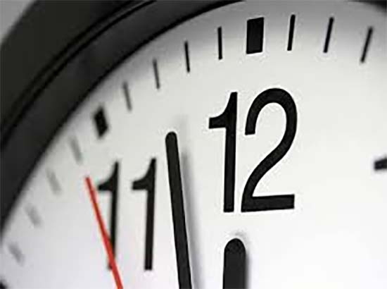 Horario de Invierno inicia el próximo 26 de octubre