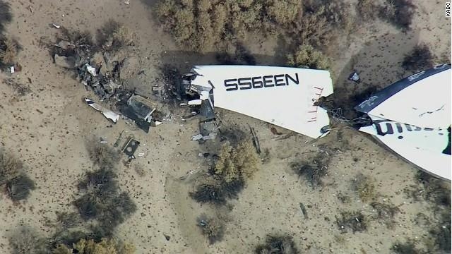 Se estrelló nave espacial de Virgin Galactic, pilotos están desaparecidos