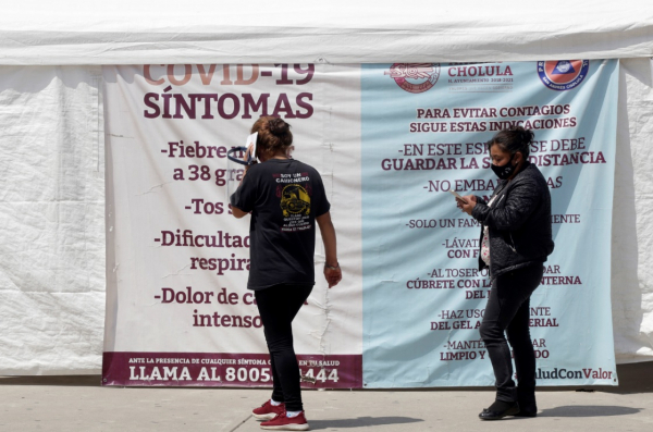 Disminuyen en 10% los casos activos de COVID-19 en Puebla