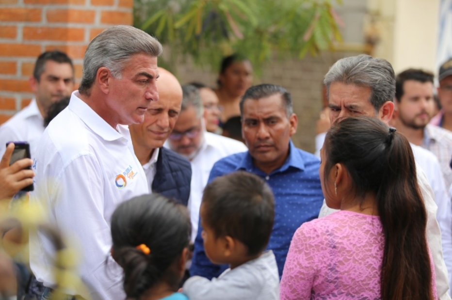 Puebla está activa: Tony Gali; inicia reconstrucción en Jolalpan