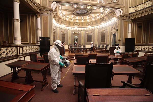 Congreso de Puebla descarta brote de COVID-19 al interior del poder Legislativo
