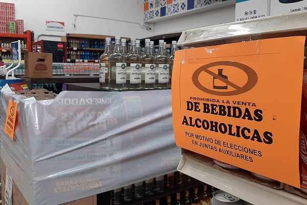 Ley Seca por plebiscitos este fin de semana en Canoa, Xochimehuacan y La Libertad