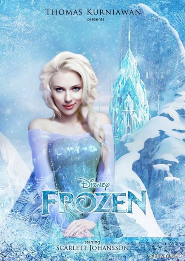 FOTOS: Famosas de Hollywood, transformadas en princesas Disney