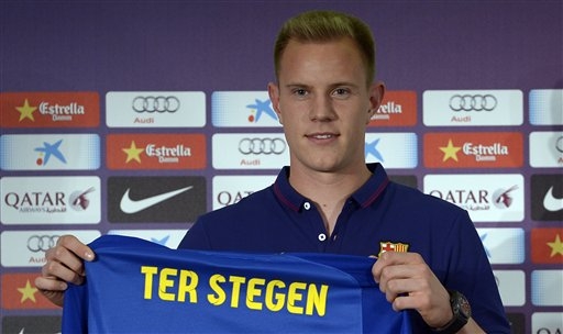 Barcelona presentó a Ter Stegen como nuevo portero